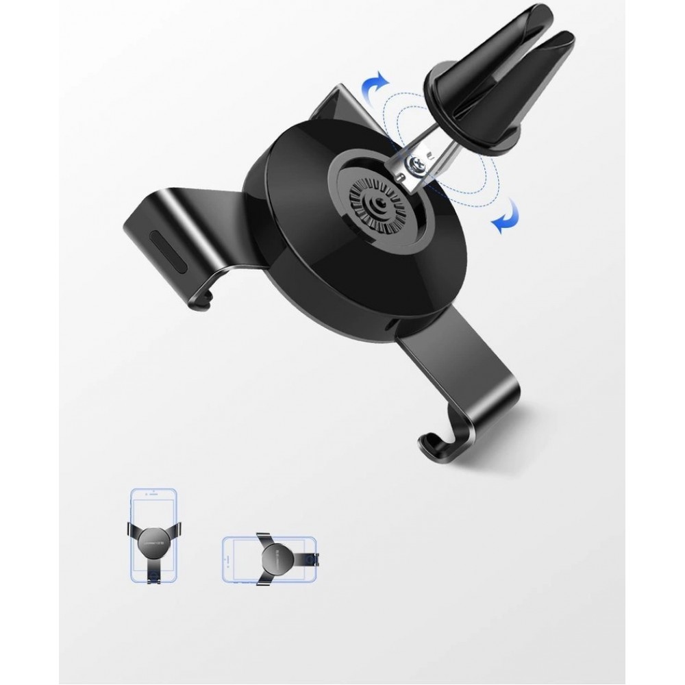 Ugreen LP130 40907 Gravity Smartphone Halterung Auto Lüftungsschlitz - Silber