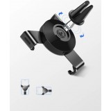 Ugreen LP130 40907 Gravity Smartphone Halterung Auto Lüftungsschlitz - Silber