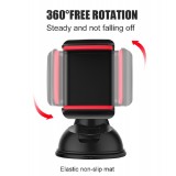 Universal-Handyhalter mit Saugnapf-System aus Silikon, 360 Grad drehbar, Clip