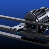 Joyroom Auto-Handyhalter mit Qi 15W Induktiv-Ladegerät, USB-C, MagSafe-kompatibel für Lüftung - Schwarz