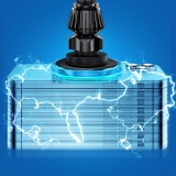 Joyroom Auto-Handyhalter mit Qi 15W Induktiv-Ladegerät, USB-C, MagSafe-kompatibel für Lüftung - Schwarz