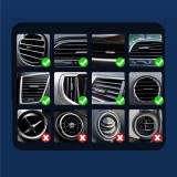 Joyroom Auto-Handyhalter mit Qi 15W Induktiv-Ladegerät, USB-C, MagSafe-kompatibel für Lüftung - Schwarz