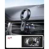 Magnetischer Auto Halter Carbon Look für iPhone mit MagSafe Joyroom JR-ZS355 Handyhalterung Smartphone Halterung - Schwarz