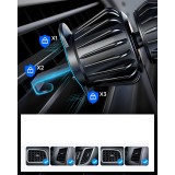 Magnetischer Auto Halter Carbon Look für iPhone mit MagSafe Joyroom JR-ZS355 Handyhalterung Smartphone Halterung - Schwarz