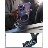 Magnetischer Auto Halter Carbon Look für iPhone mit MagSafe Joyroom JR-ZS355 Handyhalterung Smartphone Halterung - Schwarz