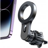 Magnetischer Auto Halter Carbon Look für iPhone mit MagSafe Joyroom JR-ZS355 Handyhalterung Smartphone Halterung - Schwarz