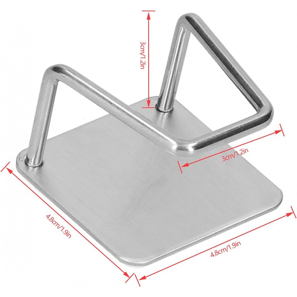 Edelstahl Schwamm- und Geschirrhalter für Spülbecken, Küche & Badezimmer - Silber