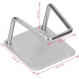 Edelstahl Schwamm- und Geschirrhalter für Spülbecken, Küche & Badezimmer - Silber