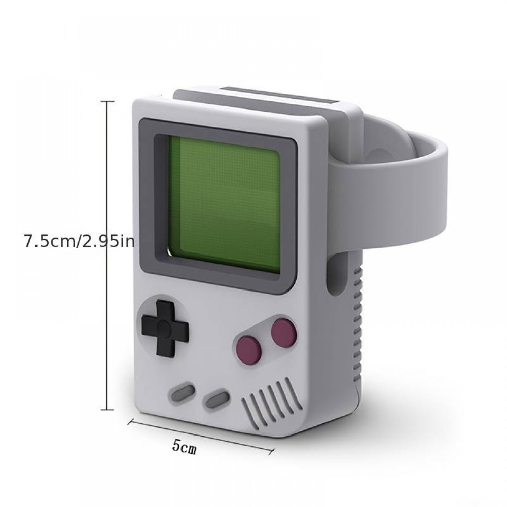 Support Look Game Boy Retro-Spielkonsole zum Aufladen Apple Watch - Grau
