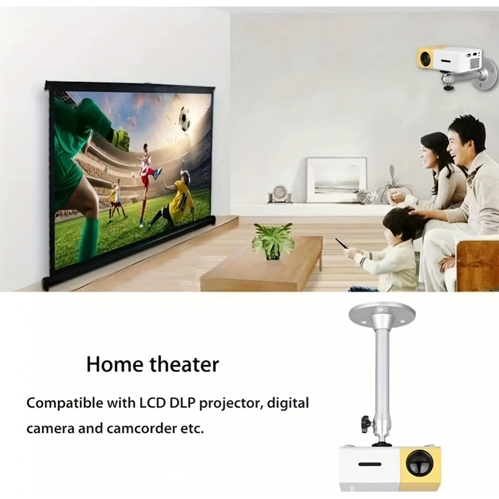 Wand- / Deckenhalterung f&uuml;r Projektor HY300 (oder andere) mit integriertem Montagesystem