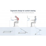 Nillkin ProDesk Ergonomischer und Kompakter Verstellbarer Laptop-Ständer - Grau