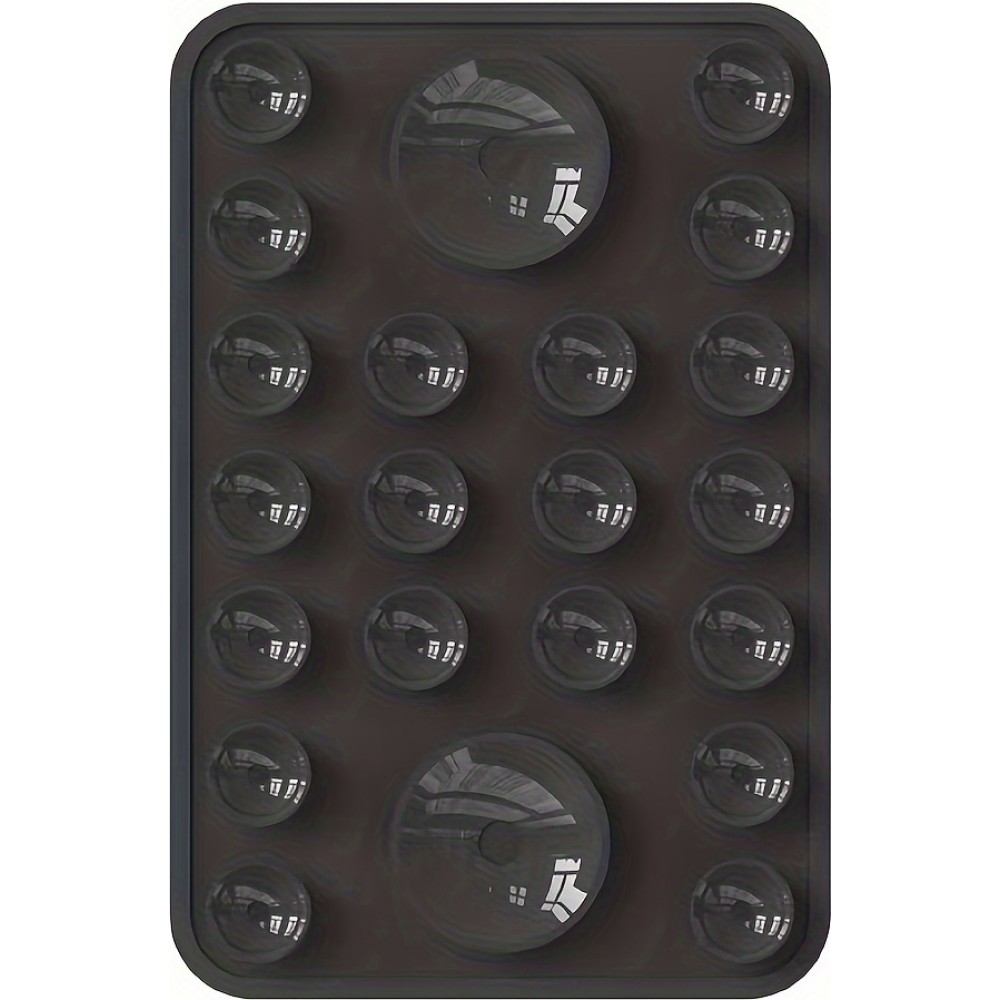 MagSafe Silikon Halterung für iPhone mit Saugnäpfen für glatte Oberflächen - Schwarz