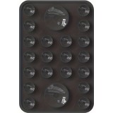 MagSafe Silikon Halterung für iPhone mit Saugnäpfen für glatte Oberflächen - Schwarz