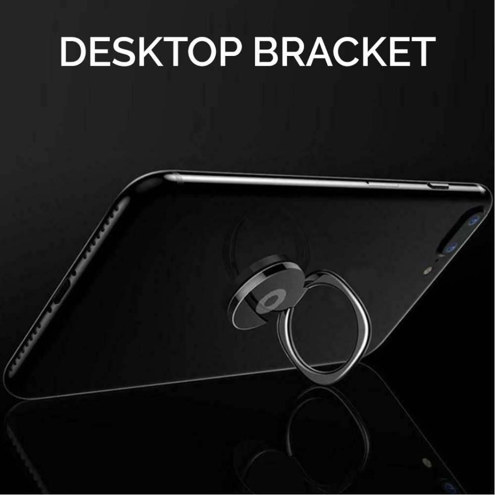 Support Ring 360° - Austauschbare Finger & Einhand Haltering für Smartphone / Tablets - Gold-Rosa