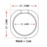 Support Ring 360° - Austauschbare Finger & Einhand Haltering für Smartphone / Tablets - Gold-Rosa