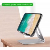 Universal Smartphone & Tablet Aluminium Halter Desktop Ständer - Schwarz