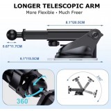 MagSafe ultra starke und verstellbare magnetische Windschutzscheiben-Telefonhalterung für Autos - Schwarz