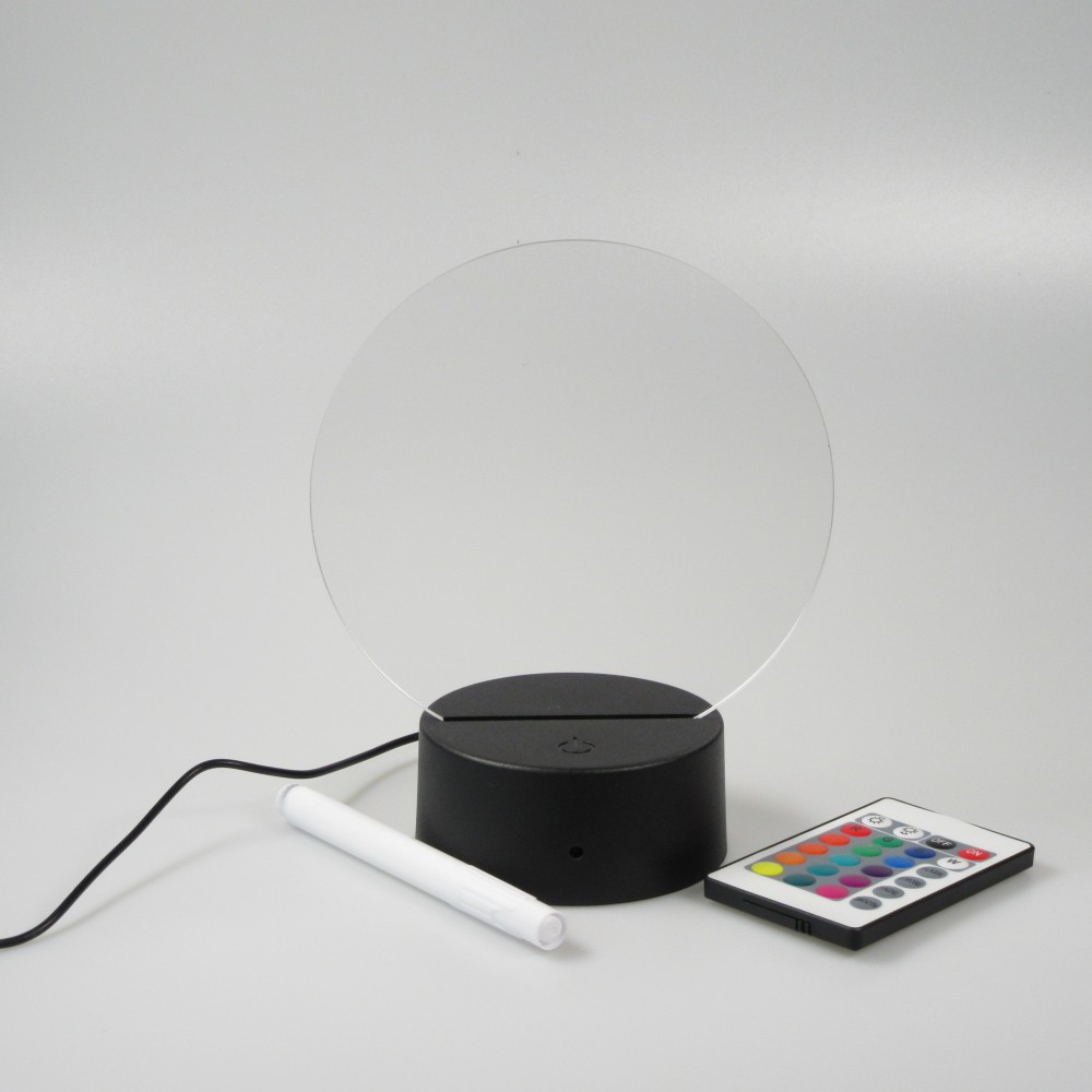 Transparente Multicolor LED-Licht Nachrichten Tafel mit Fernbedienung