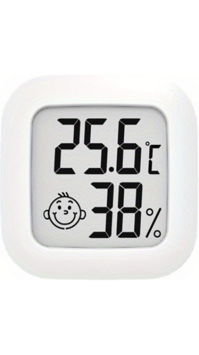 Intelligenter Mini LCD Digitalthermometer-Hygrometer für Temperatur und Luftfeuchtigkeit