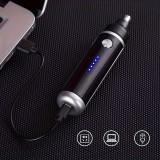 Elektrischer Nasen- und Ohrhaarschneider USB-C wiederaufladbar (500 mAh) - Schwarz