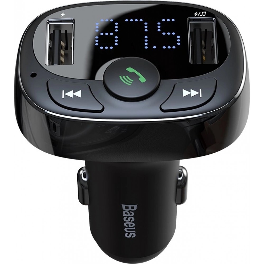 Bluetooth Transmitter Auto Ladegerät Baseus S-09A Overseas Edition - Schwarz