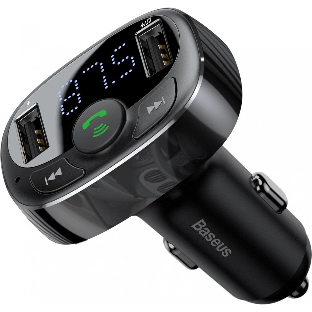 Bluetooth Transmitter Auto Ladegerät Baseus S-09A Overseas Edition - Schwarz