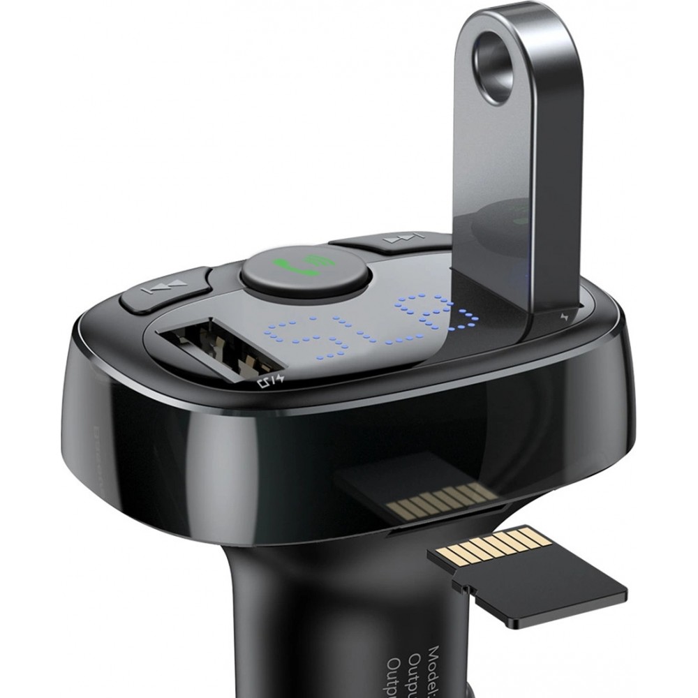 Bluetooth Transmitter Auto Ladegerät Baseus S-09A Overseas Edition - Schwarz