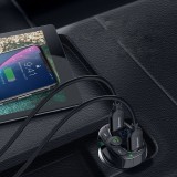 Bluetooth Transmitter Auto Ladegerät Baseus S-09A Overseas Edition - Schwarz