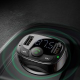 Bluetooth Transmitter Auto Ladegerät Baseus S-09A Overseas Edition - Schwarz