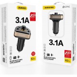 Dudao Bluetooth FM Transmitter Auto Ladeger&auml;t MP3 3.1A 2x USB Hochgeschwindigkeitsladeger&auml;t - Schwarz