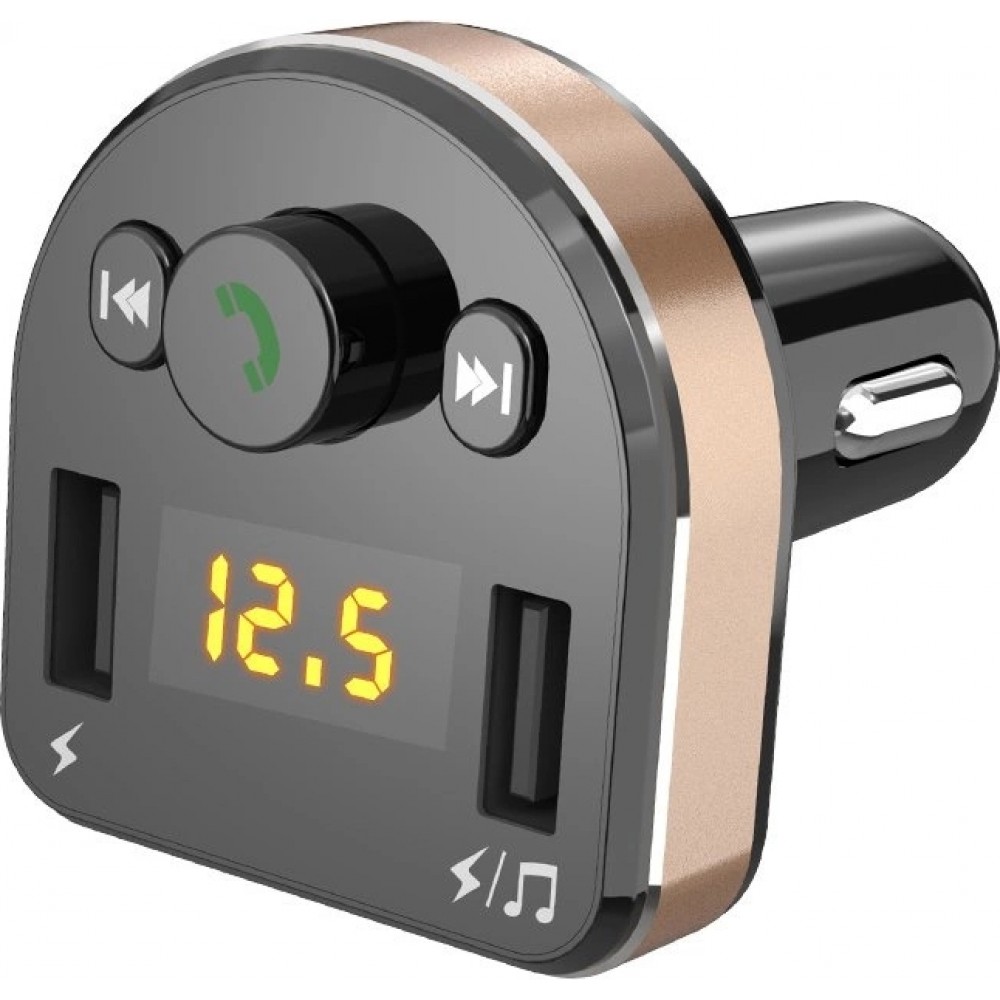 Dudao Bluetooth FM Transmitter Auto Ladeger&auml;t MP3 3.1A 2x USB Hochgeschwindigkeitsladeger&auml;t - Schwarz