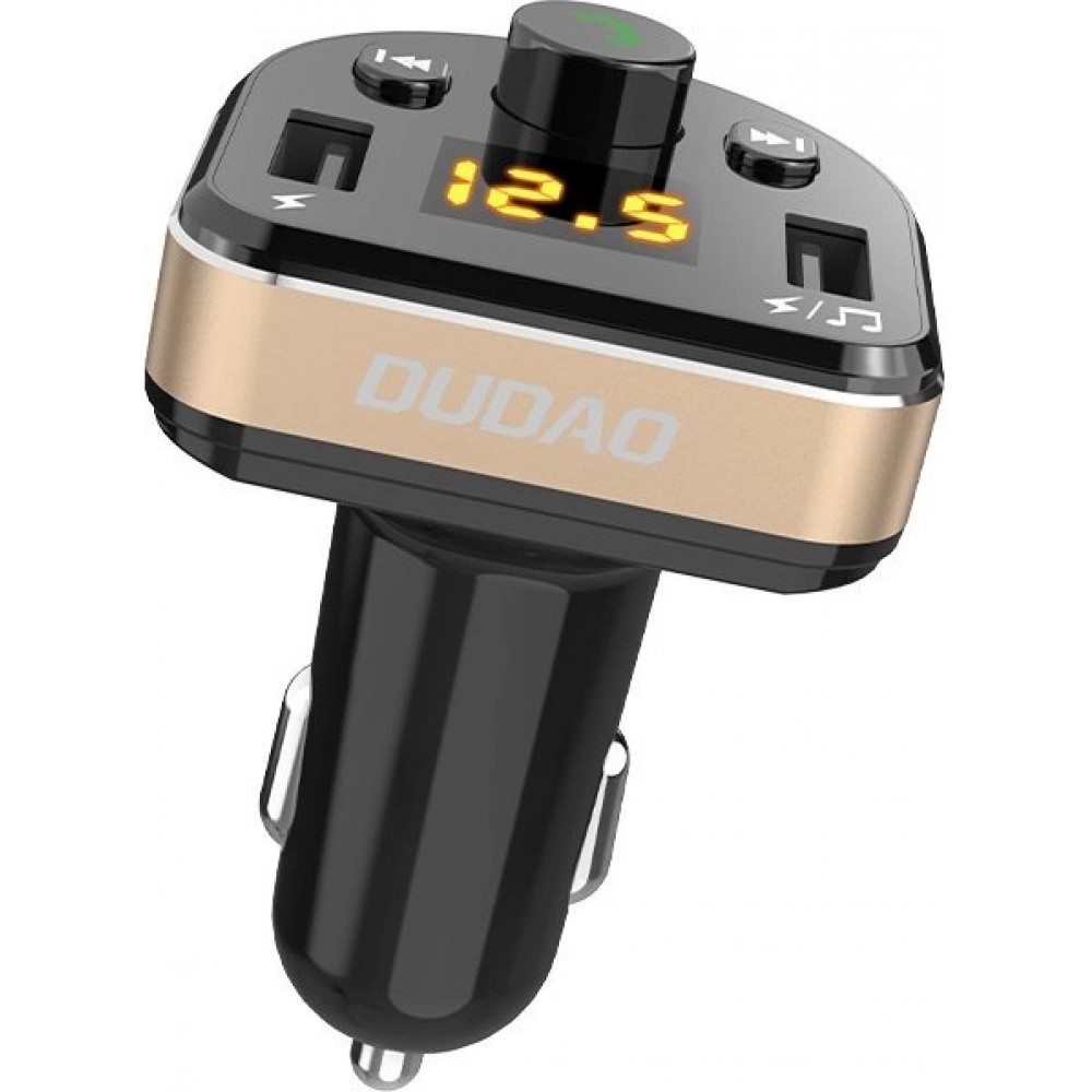 Dudao Bluetooth FM Transmitter Auto Ladeger&auml;t MP3 3.1A 2x USB Hochgeschwindigkeitsladeger&auml;t - Schwarz