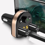 Dudao Bluetooth FM Transmitter Auto Ladeger&auml;t MP3 3.1A 2x USB Hochgeschwindigkeitsladeger&auml;t - Schwarz