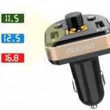 Dudao Bluetooth FM Transmitter Auto Ladeger&auml;t MP3 3.1A 2x USB Hochgeschwindigkeitsladeger&auml;t - Schwarz