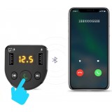 Dudao Bluetooth FM Transmitter Auto Ladeger&auml;t MP3 3.1A 2x USB Hochgeschwindigkeitsladeger&auml;t - Schwarz