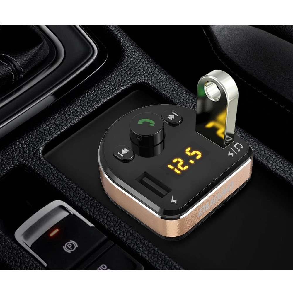 Dudao Bluetooth FM Transmitter Auto Ladeger&auml;t MP3 3.1A 2x USB Hochgeschwindigkeitsladeger&auml;t - Schwarz