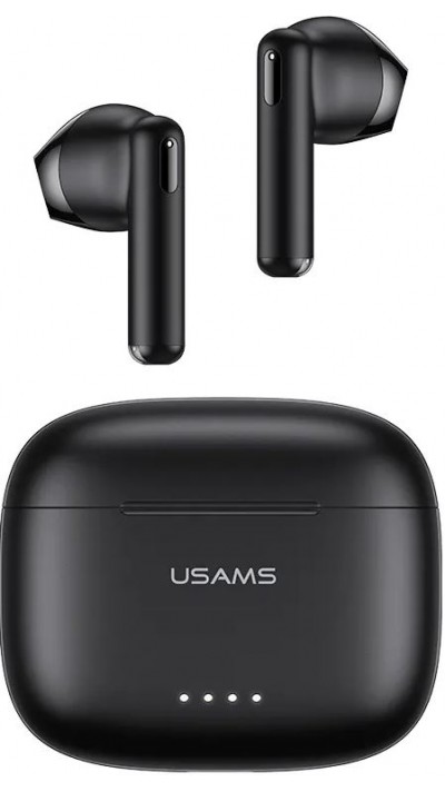 USAMS Dual-mic ENC Earbuds kabellose Bluetooth 5.3 Kopfhörer Mit Geräuschunterdrückung - Schwarz