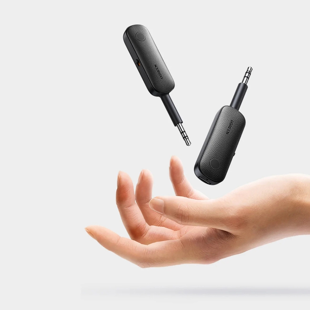 Ugreen 2 in 1 Bluetooth 5.0 Sender Empfänger mit Mini Jack 3.5mm - Schwarz