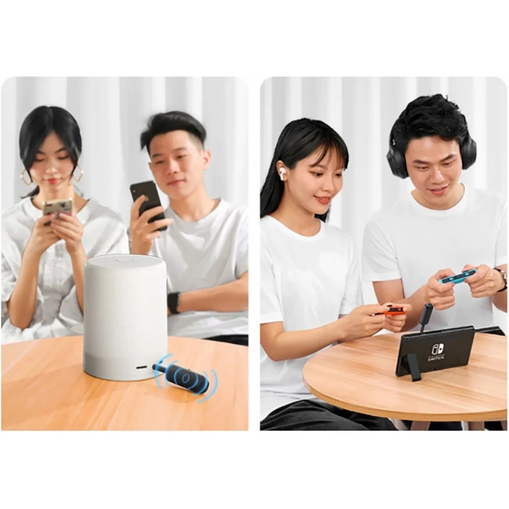 Ugreen 2 in 1 Bluetooth 5.0 Sender Empfänger mit Mini Jack 3.5mm - Schwarz