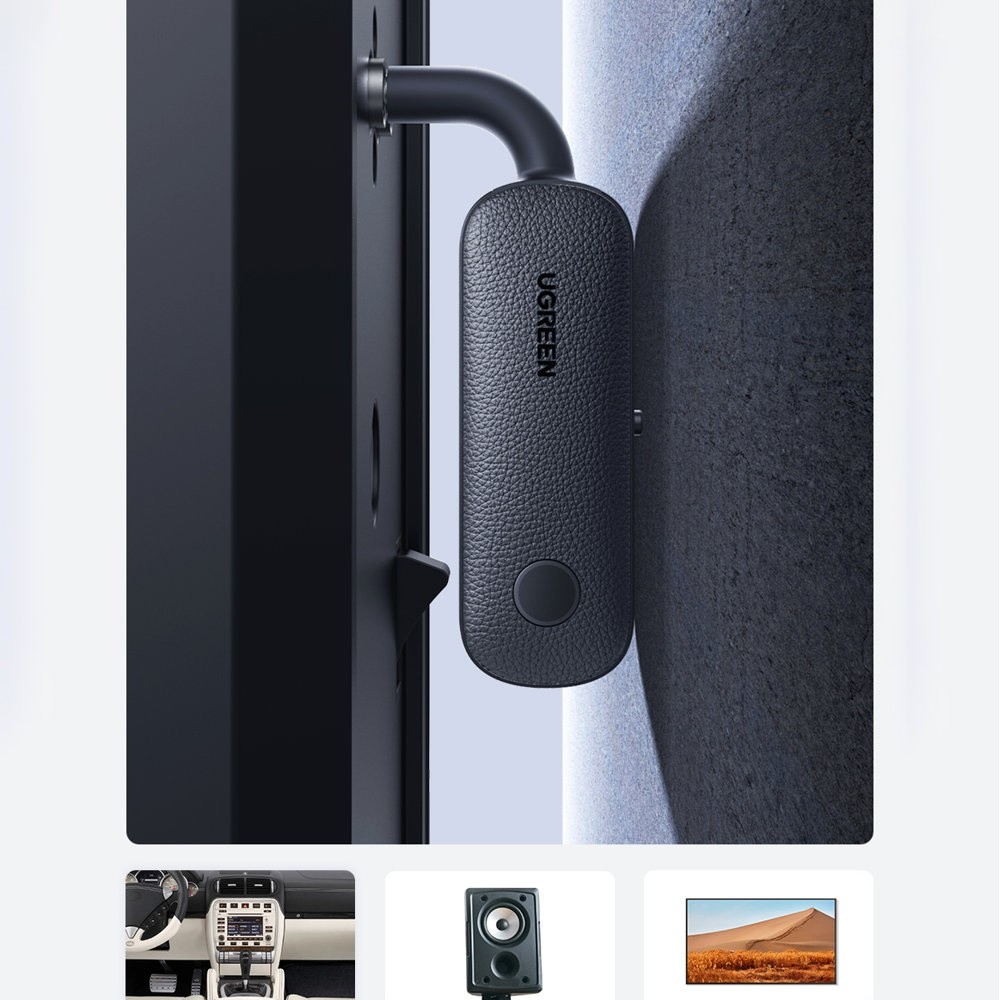 Ugreen 2 in 1 Bluetooth 5.0 Sender Empfänger mit Mini Jack 3.5mm - Schwarz