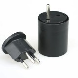 Fixadapter Europe zu Schweiz - Universal Power Plug EU/CH Netzstecker AC Stromadapter - Schwarz