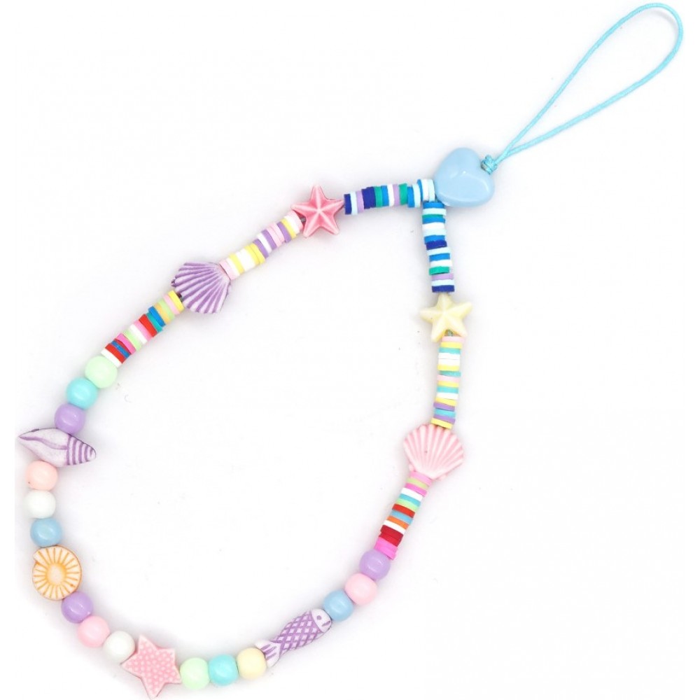 Universal Smartphone Armband Schmuck Charms - N°30 Muscheln multicolor