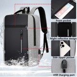 Universal Travel Urban Backpack waterproof - Transport Rucksack für Notebook 15.6 Zoll (MacBook, HP, Acer) - Grau
