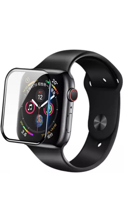 Schutzglas 3D Tempered Glass schwarz - Apple Watch 38mm