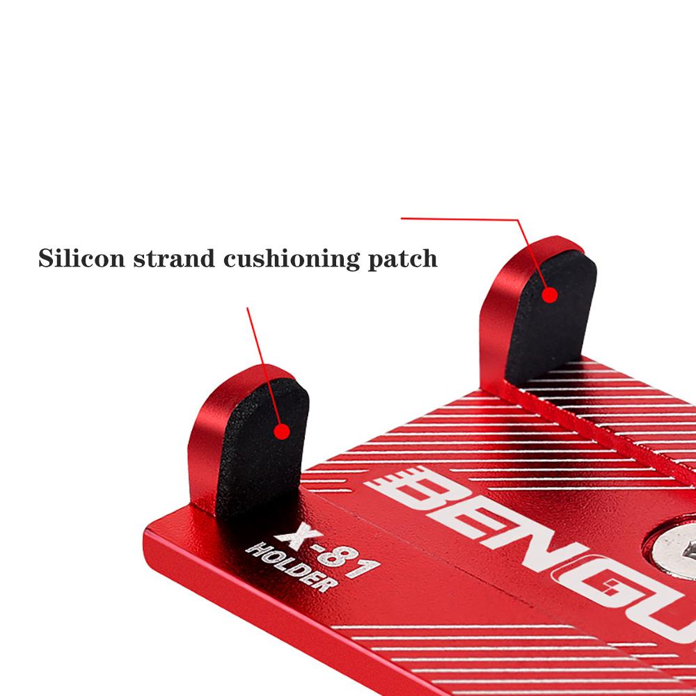 X-81 BENGUO Titanium Smartphone Halterung für Fahrrad & Motorrad - Rot