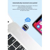 USB Bluetooth 5.3 Adapter kabelloser Dongle f&uuml;r Maus Tastatur und Laptop - Schwarz