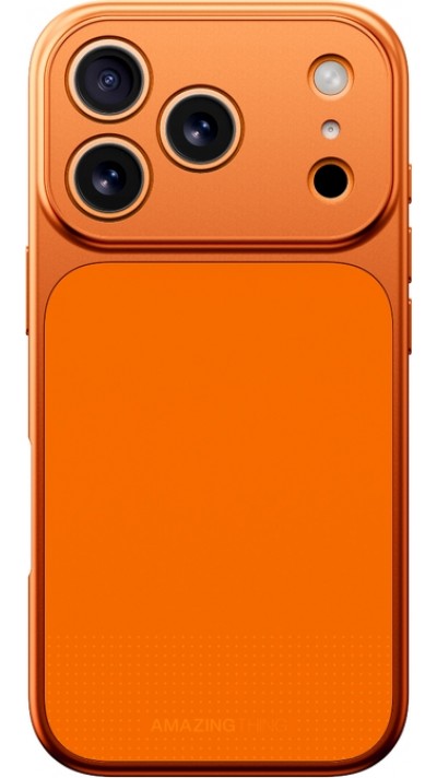 iPhone 17 Pro Case H&uuml;lle - AmazingThing Minimal FullCover MagSafe Minimalistische Vollabdeckung - Orange