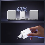 Baseus EnerFill FE11 3-in-1-Schnellladeger&auml;t f&uuml;r die Wandmontage 2x USB-C / USB-A 100W - Weiss