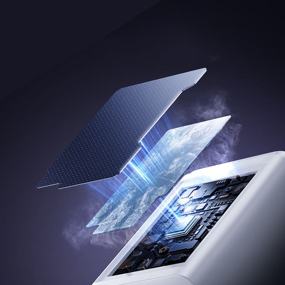 Baseus EnerFill FE11 3-in-1-Schnellladeger&auml;t f&uuml;r die Wandmontage 2x USB-C / USB-A 100W - Weiss