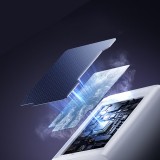 Baseus EnerFill FE11 3-in-1-Schnellladeger&auml;t f&uuml;r die Wandmontage 2x USB-C / USB-A 100W - Weiss